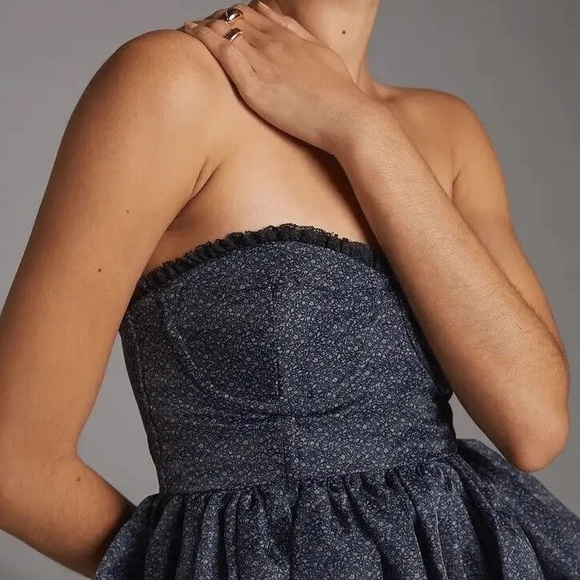 NWT Selkie corset mini dress XXS. Strapless - Picture 3 of 7